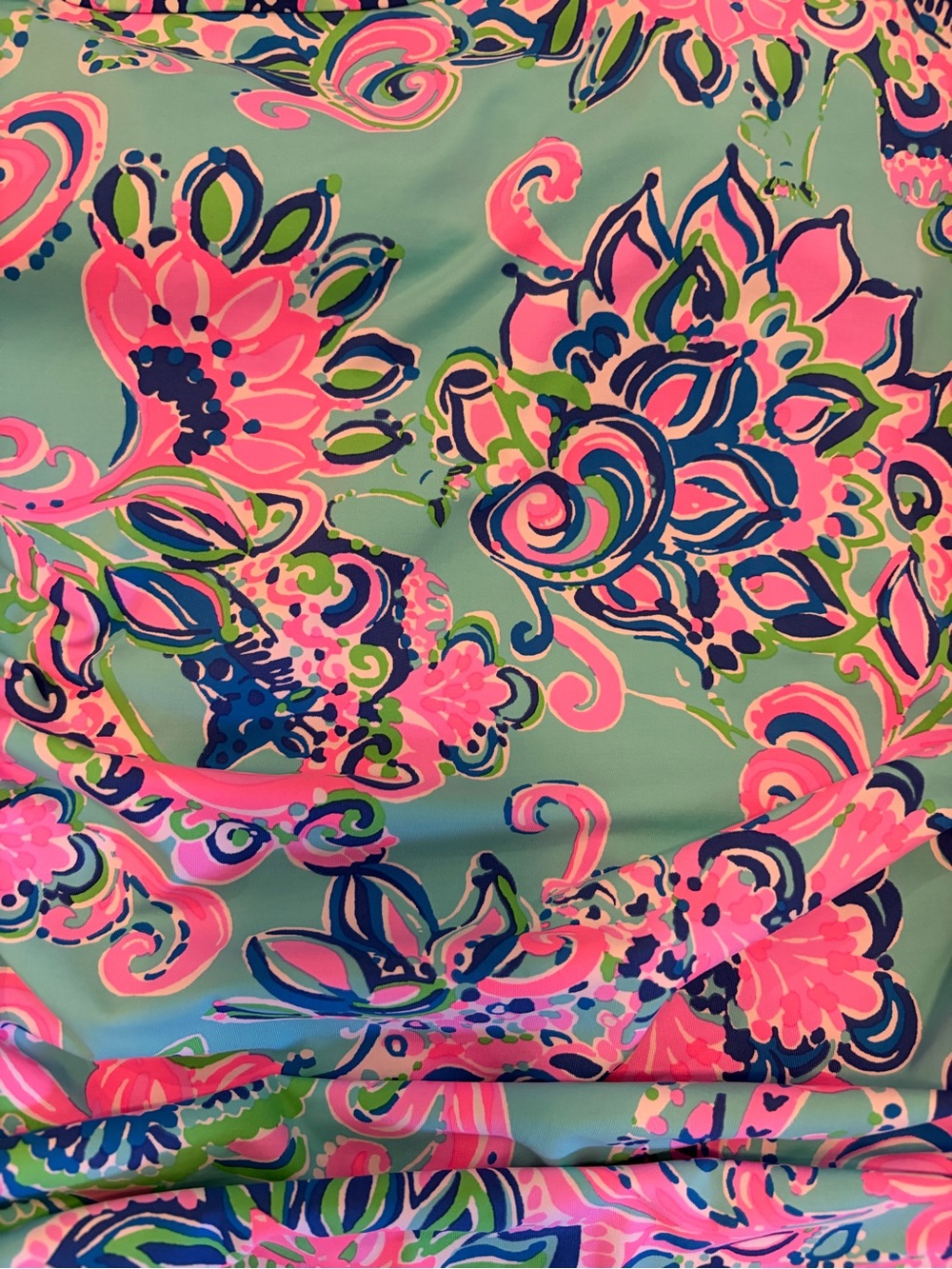 Lilly Pulitzer Justina Tankini Top in Jungle Sunrise & Sarong Bottom Set - Picture 5 of 9